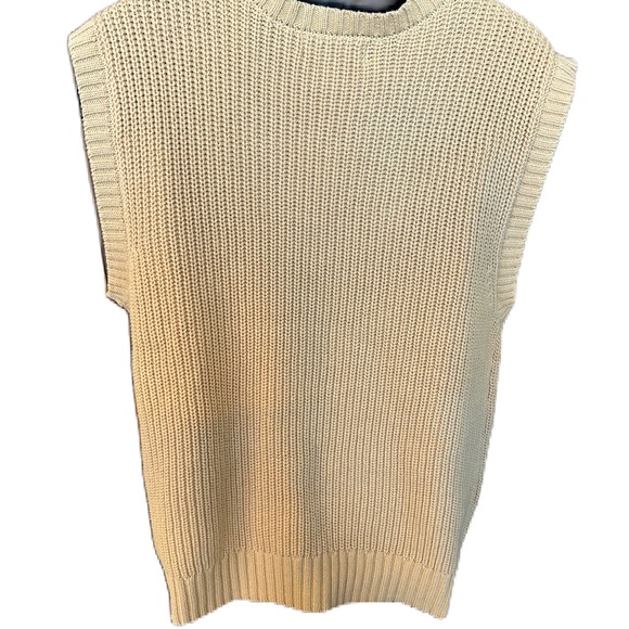BNWT 33 Degrees Preppy Split Pattern Cable Knit Sweater Vest. Size XL - Picture 3 of 6